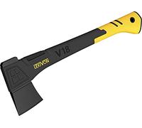 LEXIVON V18 Hacha de Corte, Mango Compuesto de Fibra de Vidrio liviano de 46 CM y Agarre ergonómico TPR | Funda Protectora de Transporte incluida (LX-V18)