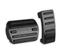 LEXLEY 2 almohadillas antideslizantes de aluminio para pedal de freno de gas, cubiertas de pedal de acelerador sin perforación solo para Ford 2022 Maverick-negro