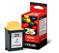 Lexmark 25 Cartucho de tinta (Lexmark 15M0125) color
