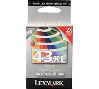 LEXMARK 43XL (18Y0143E) COLOR INK - 500 PAGES | PARA P-350