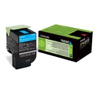 Lexmark 702XC (70C2XC0) toner cian XXL (original)