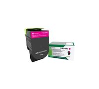Lexmark 71B2HM0 Cartucho de tóner magenta de larga duración, programa de devolución