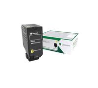 Lexmark 74C20Y0 adecuado para CS720 Toner amarillo 3000 Hojas