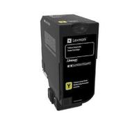 Lexmark 74c20ye cartucho de tóner original amarillo 1 pieza(s) - tón