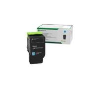 Lexmark 77L20C0 CS963, CX833, 95x, 96x, cartucho de tóner cian cubierto por el programa de devolución, 12000 páginas