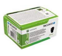 Lexmark CS/CX421/521/622 Tóner cian Original 78C2XCE