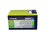 Lexmark Cartucho de tóner cian 802HC (80C2HC0) XL original