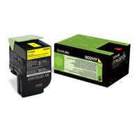 Lexmark 802HY (80C2HY0) toner amarillo XL (original)