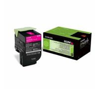 Lexmark 802m Return Program Toner Cartridge - Magenta Gray 802m
