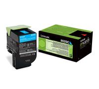 Lexmark 802SC (80C2SC0) toner cian (original)