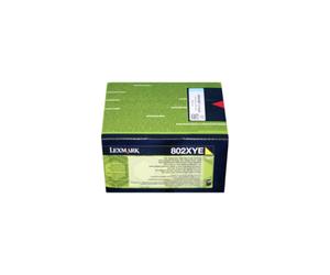 LEXMARK 802XYE 80C2XYE AMARILLO TÓNER - 4000 PÁGINAS PARA CX-510DE MFP