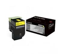 Lexmark 80C0S40 cartucho de tóner 1 pieza(s) Original Amarillo