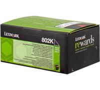 Lexmark 80C20K0 Tóner negro Original 802K