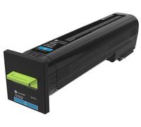Lexmark 82K2HCE CX820,825,860, cartucho de tóner cian, para empresas, 17000