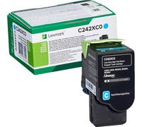 Lexmark C242XC0 toner cian XXL (original)