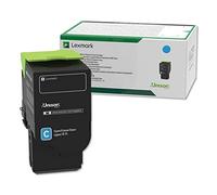 Lexmark C241XC0 Cartucho de tóner Cian Extra Alto Rendimiento Programa de Retorno, Gris