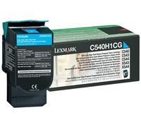 Lexmark C540H1CG High-Yield Toner, 2000 Page-Yield, Cyan
