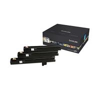 Lexmark C930X73G C935 X940 X945 - Pack de 3 Cartuchos fotoconductores para impresoras Cian, Magenta, Amarillo o Negro