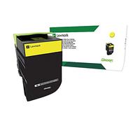 Lexmark Cartucho de tóner Amarillo del Programa de la Vuelta del Alto Rendimiento Extra para el Gobierno de los E.E.U.U., Rendimiento 4000 (80C0XYG)