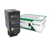 Lexmark Cartucho de tóner Amarillo del Programa de la Vuelta del Alto Rendimiento para el Gobierno de los E.E.U.U., Rendimiento 12000 (74C0HYG)