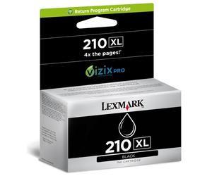 Lexmark nº 210XL (14L0174E) cartucho de tinta negro XL (original)
