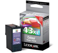LEXMARK 43XL 18YX143E TRICOLORA TINTA - 500 PÁGINAS PARA P-350