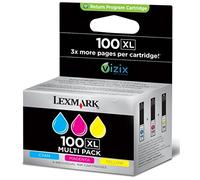 Lexmark Platinum Pro 905 (100XL / 14N0850B) - original - Inkcartridge multi pack (cyan, magenta, yellow) - 600 Pages