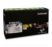 X746A1CG LEXMARK X748DE CARTUCHO DE TÓNER CIAN