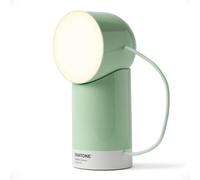 Lexon Lámpara de mesa LED ORBE, lámpara de mesa inalámbrica recargable con cabezal magnético extraíble y cabezal giratorio para mesita de noche, oficina o terraza, menta