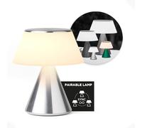 Lexon Luma M - Lámpara LED portátil con sincronización de color - Alu Poli