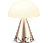 Lexon Mina - Lámpara LED de audio portátil grande (17 cm), color blanco frío o cálido