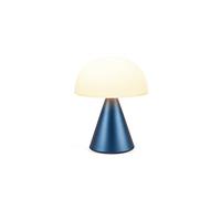 Lexon Mina Lámpara LED portátil, 24 horas de duración de la batería resistencia al agua (Aluminio/Azul Oscuro)