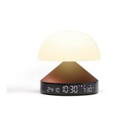 Lexon Mina Sunrise Despertador Luminoso de mañana, simulador de Amanecer y anochecer, 5 Sonidos Naturales, lámpara de Noche LED, luz Nocturna y Terapia de luz - Bronce