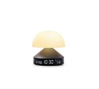 Lexon Mina Sunrise Despertador Luminoso de mañana, simulador de Amanecer y anochecer, 5 Sonidos Naturales, lámpara de Noche LED, luz Nocturna y Terapia de luz - Metal Oscuro