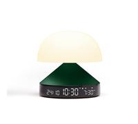 Lexon MINA Sunrise Despertar mañana brillante, simulador de amanecer y atardecer, 5 sonidos naturales, lámpara de noche LED luz nocturna y luz de luz - Verde oscuro