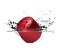 Lexon MINO X - Floatable Water Resistant IPX7 Portable Bluetooth Speaker - 3W - Red