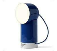 Lexon ORBE - Lámpara LED de mesa recargable, inalámbrica con cabezal extraíble magnético giratorio, para mesita de noche, oficina o terraza, color azul