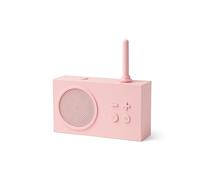 Lexon TYKHO 3 - Altavoz Bluetooth portátil y radio FM estéreo, resistente al agua con batería recargable (Rosa)