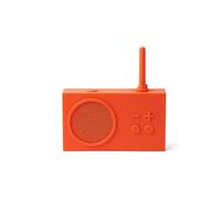 Lexon TYKHO 3 - Altavoz Bluetooth portátil y radio FM, impermeable con batería recargable (naranja)