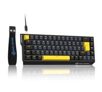 LexonElec MAGIC-REFINER X68 HE Teclado Mecánico 8000Hz Rapid Trigger, QWERTY Layout Compact 60%, Precisión RT de 0,04mm, Wired RGB Gaming Keyboard, Magnetic Switch, Activación Ajustable, Negro Estelar