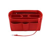 LEXSION Bolsa organizadora de fieltro para bolso de mano, organizador de monedero, se adapta a Speedy Neverful, rojo, mediano