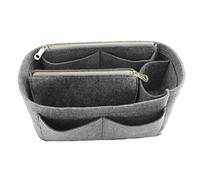 LEXSION Organizador de bolsas, fieltro con cremallera, para bolsa de transporte, para Speedy Neverfull PM MM, Large
