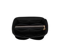 LEXSION Organizador de fieltro para bolso con cremallera, ajuste Speedy Neverful PM MM, 1-negro, L