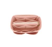 LEXSION Organizador de fieltro para bolso con cremallera, ajuste Speedy Neverful PM MM, 1 rosa, L