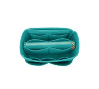 LEXSION Organizador de fieltro para bolso de mano, organizador con cremallera, cartera 8021, azul lago, L, azul lago, L