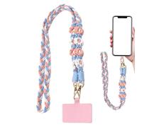 Lexsyn Correa De Sujeción Para Teléfono, Correa De Seguridad Tejida De 65 Centímetros, Protección Contra Robo De Teléfono, para Senderismo al Aire Montañismo Viajes Esquí Mujeres y Hombres