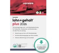 Lexware Lohn+Gehalt Plus 2026 - 1 Device, ABO - ESD-DownloadESD Software de Nóminas y Salarios