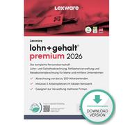 Lexware Lohn+Gehalt Premium 2026 - 1 Device, ABO - ESD-Download