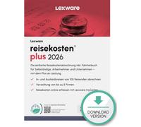 Lexware Reisekosten Plus 2026 - 1 Device, 1 Year - Software de gestión de gastos de viaje - ESD Download