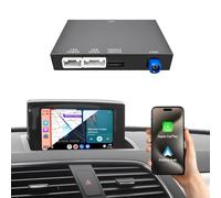 LEXXSON OEM Screen Wireless CarPlay-Decoderbox für Audi A1 Q3 2012-2018 mit 6.5"/7" Screen MMI 3G System, unterstützt Android Auto Stekradsteuerung Bluetooth MirrorLink Navigation, Plug and Play
